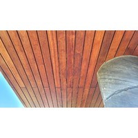 Подшивка потолка планкеном мербау. Абрау Дюрсо