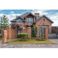 Пергола над входной группой, лиственница, сорт Экстра. г. Краснодар