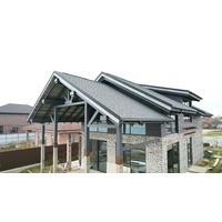 Навес частного дома. Сосновый клееный брус,  лиственница, термо ясень. р. Адыгея