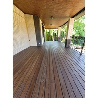 Палубный настил террасы. Лиственница. г. Краснодар