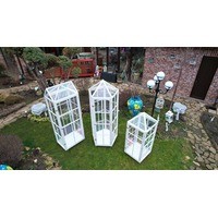 Мини оранжереи из лиственницы и монолитного поликарбоната