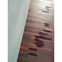 Палубный настил из термо ясеня. п. Абрау Дюрсо