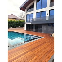 Палубный настил вокруг бассейна. Бангкирай. г. Сочи